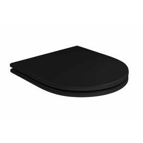 Assento Sanitário em Poliéster Monocromático para Bacias LK/Carraca/Level/Nuova Ref.AP.237.BL.94 Ébano Fosco Deca