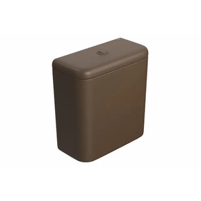 Caixa-Acoplada-com-Acionamento-Duo-para-Bacia-Carrara-Nuova-Ref.-CD.11F.MRFC.22-Marrom-Fosco-Deca