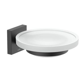 Saboneteira Up Preto Matte Celite