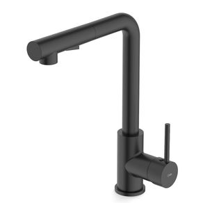 Monocomando para Cozinha de Mesa Prática Preto Matte Celite