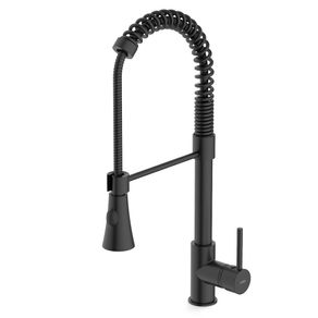 Misturador Monocomando para Cozinha de Mesa Gourmet Preto Matte Celite