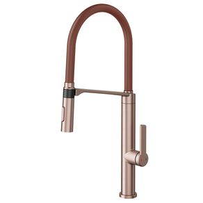 Misturador Monocomando para Cozinha de Mesa Doc 006957BX Cobre Escovado Docol