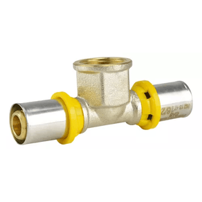 Te de Transição Fêmea para Gás Pex Amanco Wavin