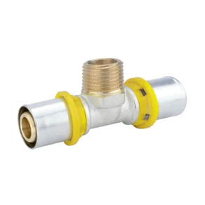 Te de Transição Macho para Gás Pex Amanco Wavin