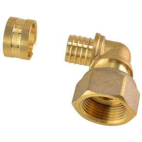 Joelho 90º de Transição Fêmea Móvel Pex Amanco Wavin