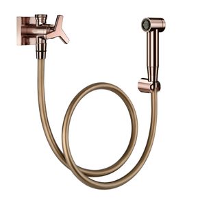 Ducha Higiênica com Registro e Derivação City 00876930 Cobre Polido Docol