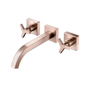 Misturador para Lavatório de Parede City 00878069 Cobre Escovado Docol