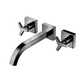 Misturador para Lavatório de Parede City 00878048 Grafite Polido Docol