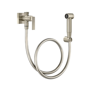 Ducha Higiênica com Registro e Derivação Stillo 00823730 Níquel Escovado Docol