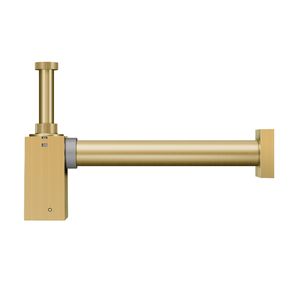 Sifão para Lavatório Square 00636072 Ouro Escovado Docol