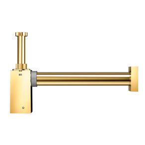 Sifão para Lavatório Square 00636043 Ouro Polido Docol