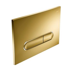 Acabamento para Caixa de Descarga Embutida Salvágua 00949343 Ouro Polido Docol