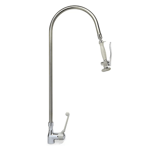 Conjunto Misturador Monocomando Pré-Lavagem de Mesa R867 07 Inox Wog