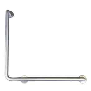 Barra de Apoio em L de Parede de 70x70cm Inox Wog