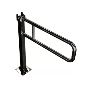 Barra de Apoio Articulável com Coluna de 70cm PCD Inox Polido Levevida