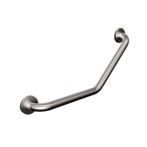 Barra de Apoio Angular de 60cm PCD Inox Escovado Levevida