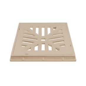 Grelha com Porta Grelha de Reforçada Decora Bege Estrela