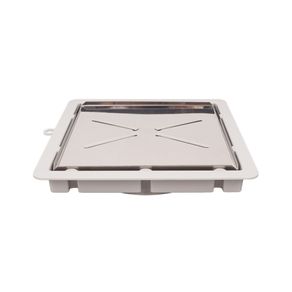 Ralo Quadrado de 15x15cm Premium Ref. 1622 Inox Estrela