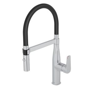 Misturador Monocomando para Cozinha de Mesa Level Motion Ref. 2274.C.PT Cromado/Preto Deca